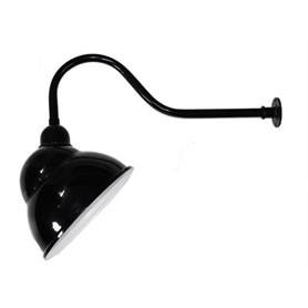 Swan Neck Sign Light / Pub Light - Black