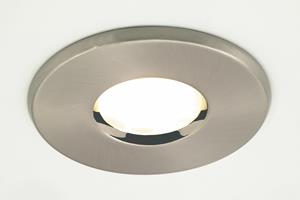 GU10 IP65 Downlight - Satin Chrome