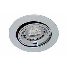 Tilt Chrome Downlight GU10 Twist & Lock