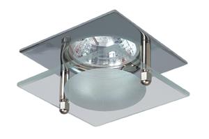 Low Voltage Square Cast Downlight - Chrome