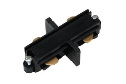 Black Mini Straight Connector
