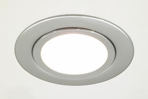 Low Voltage Recess Cabinet Light - Chrome