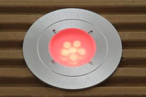 Red Mains LED Walk Over Light