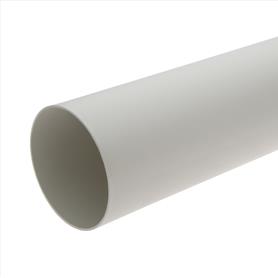 5" / 125mm Round Solid Pipe 1M
