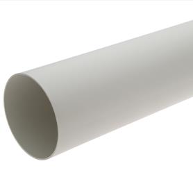 4" / 100mm Round Solid Pipe 1M